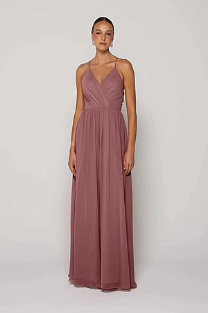 Aviana Vintage Mauve Bridesmaid Dress by Tania Olsen