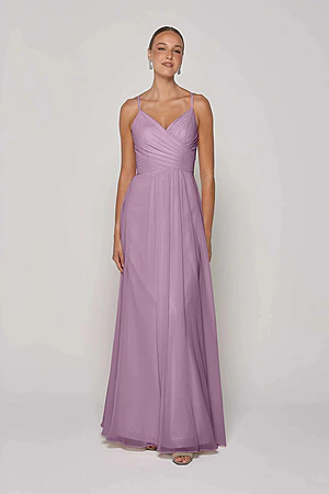 bridesmaid dresses augusta ga TH&TH Grace Bridesmaid Dress In Lilac Mist Tulle – TH and TH main image 0