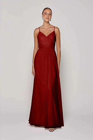 Candy Rust Bridesmaid Dress by Tania Olsen