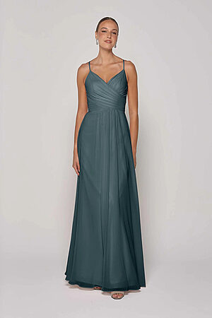 Steel Blue Bridesmaid Dress Australia by Tania Olsen
