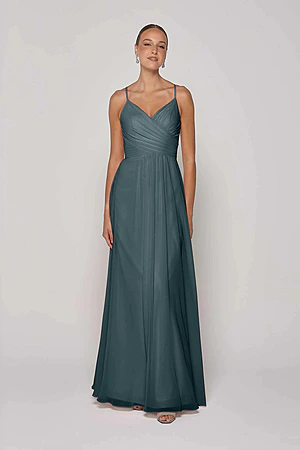 Candy Blue Bridesmaid Dress by Tania Olsen
