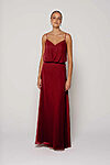 Burgundy Bridesmaid Dress Australia by Tania Olsen
