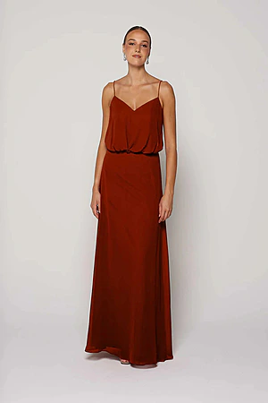 Georgia Terracotta Bridesmaid Dress by Tania Olsen