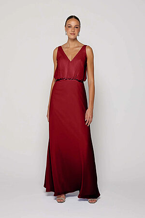 Burgundy Bridesmaid Dress Australia by Tania Olsen
