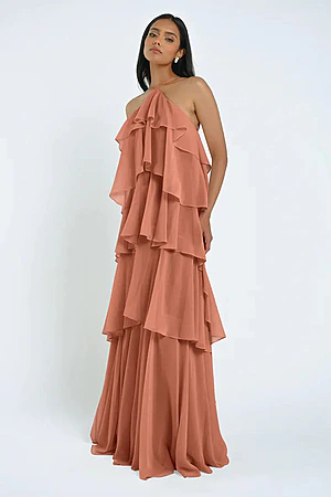weddings by debbie bridesmaid dresses Gabby Chiffon Ready To Ship Bridesmaids Dress main image 1