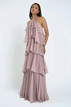 gold shimmer bridesmaid dresses Mismatched Bridesmaid Dress,Fuchsia Bridesmaid Dress,Long Chiffon Bridesmaid Dress,BD00070, US14W / Royal Blue