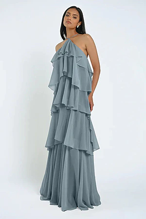 orange bridesmaid dresses satin Rust Orange Deep V Neck Pleated Satin Straps Long Bridesmaid Dress with Slit, Orange / 8 main image 1