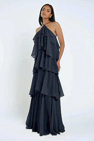 Farley Layered Navy Bridesmaid Dress by Jenny Yoo
