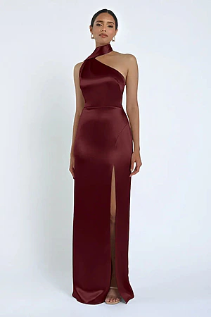 Hepburn Satin Hibiscus Bridesmaid Dress by Jenny Yoo