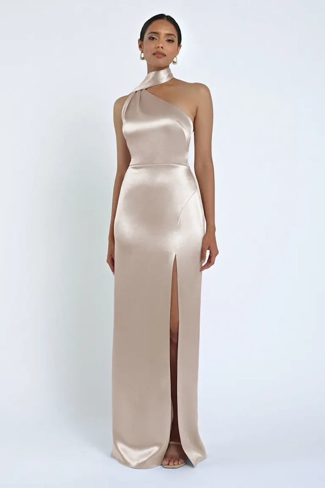 Hepburn Satin Lattte Bridesmaid Dress by Jenny Yoo Hepburn Satin Lattte Bridesmaid Dress by Jenny Yoo