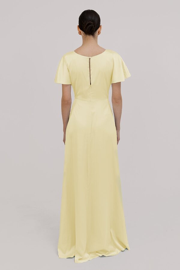 Camilla Limoncello Yellow Bridesmaid Dresses Camilla Neutral Bridesmaid Dress by TH&TH