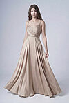 Champagne Bridesmaid Dresses by TH&TH