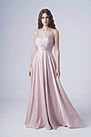 Pink Bridesmaid Dresses by TH&TH in Satin