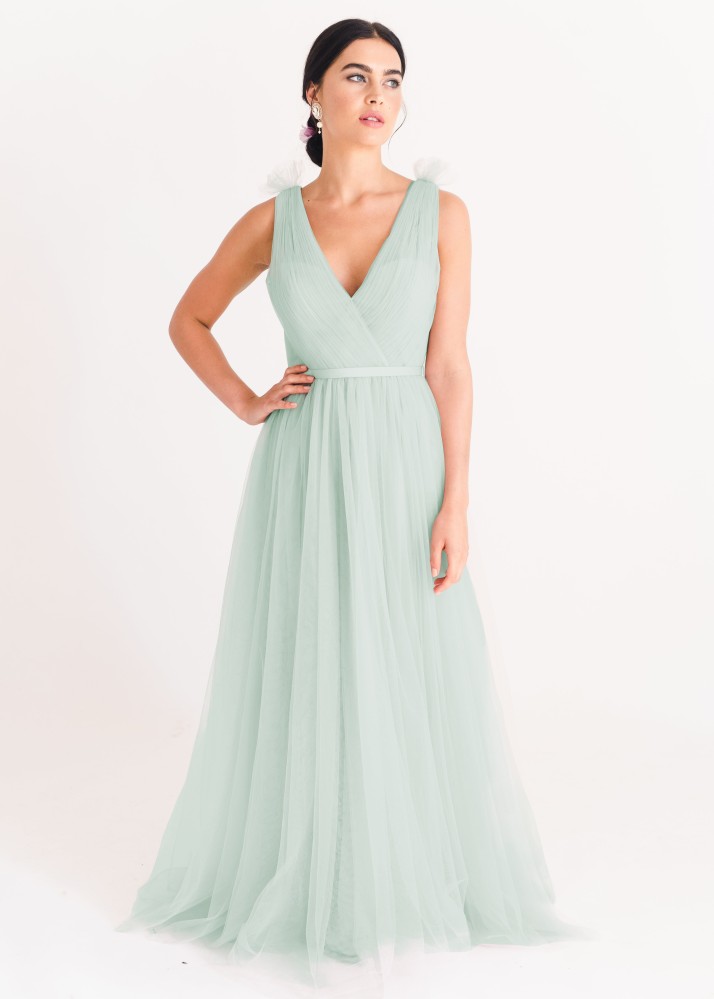 TH_TH_Bridesmaid_dress_Grace_in_green_tulle_Dusty_Eucalyptus_front_view TH_TH_Bridesmaid_dress_Grace_in_green_tulle_Dusty_Eucalyptus_front_view