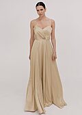 TH_TH_satin_bridesmaid_dress_Isla_in_Champagne_front_view
