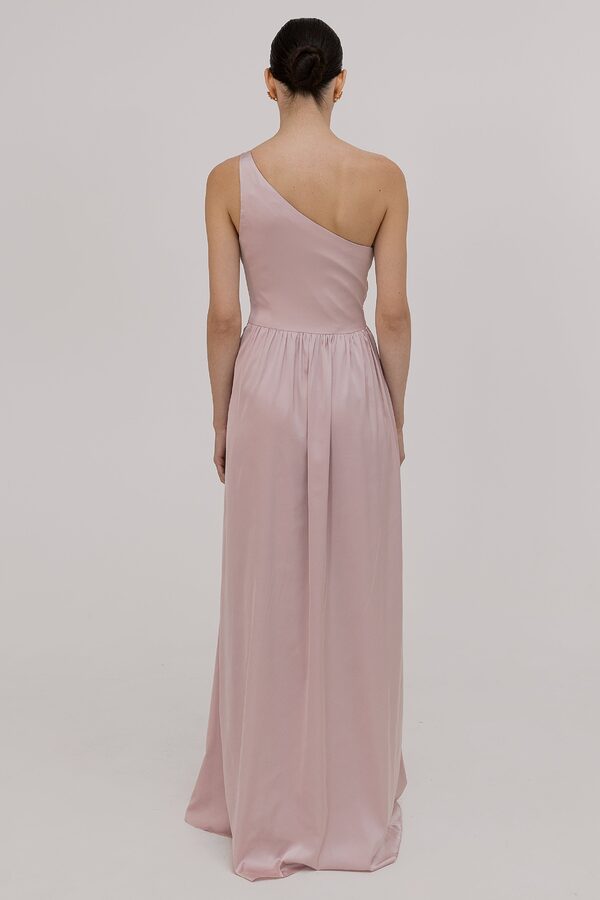 TH_and_TH_Greta_satin_bridesmaid_dress_in_smoked_blush_back_view Greta Pink Bridesmaid Dress by TH&TH