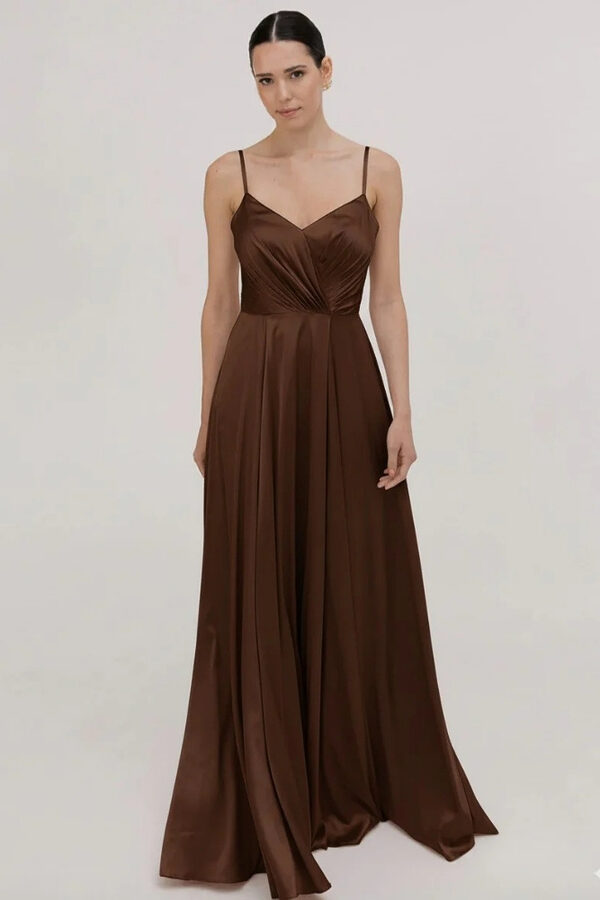 Chocolate Brown Bridesmaid Dresses by TH&TH (1) Chocolate Brown Bridesmaid Dresses by TH&TH