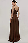 Chocolate Brown Bridesmaid Dresses by TH&TH