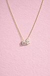 Elena Gold Crystal Drop Bridesmaids Necklace Australia