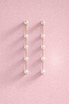 Harper Pearl Chain Drop Bridesmaid Earrings Australia