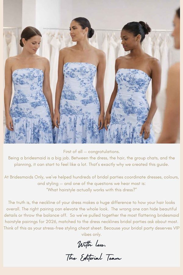 2026 BRIDESMAID HAIR TRENDS (1) How to match your bridesmaid dress with your hair