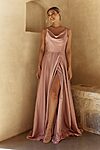 Evone Rose Pink Bridesmaid Dress by Tania Olsen - Front View