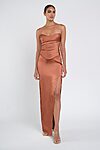 Amaya Pink Luxe Satin Bridesmaid Dress by Jenny Yoo