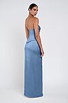 Amaya Blue Luxe Satin Bridesmaid Dress by Jenny Yoo