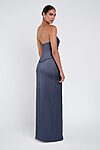 Amaya Blue Luxe Satin Bridesmaid Dress by Jenny Yoo