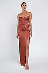 Amaya Pink Luxe Satin Bridesmaid Dress by Jenny Yoo