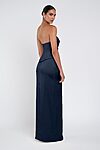 Amaya Blue Luxe Satin Bridesmaid Dress by Jenny Yoo
