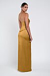 Amaya Yellow Luxe Satin Bridesmaid Dress by Jenny Yoo
