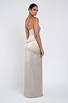 Amaya Neutral Luxe Satin Bridesmaid Dress by Jenny Yoo