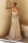 Essie bridesmaid dress by Tania Olsen in Champagne, back view