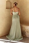 Essie bridesmaid dress by Tania Olsen in Sage, back view