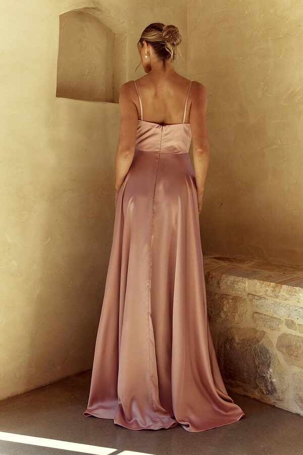 evone-nougat-back-1.jpg Evone Nougat Bridesmaid Dress by Tania Olsen - Back View