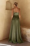 Evone Olive Bridesmaid Dress by Tania Olsen - Back View