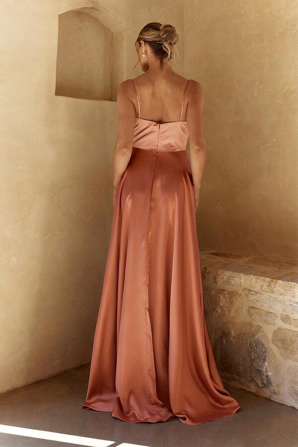 evone-terracotta-back-1.jpg Evone Terracotta Bridesmaid Dress by Tania Olsen - Back View