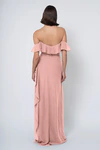 Salma bridesmaid dress in Rosewater back view
