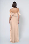 Salma bridesmaid dress in Soft Blush back view
