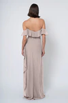 Salma bridesmaid dress in Woodrose back view
