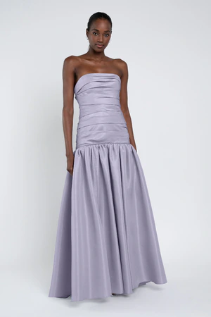 Sarah Purple Taffeta Bridesmaid Dress by Jenny Yoo