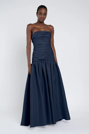 Sarah Navy Taffeta Bridesmaid Dress by Jenny Yoo
