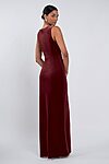 Brielle bridesmaid dress by Jenny Yoo in Dark, Berry - Burgundy - Back