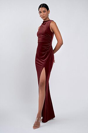 Brielle bridesmaid dress by Jenny Yoo in Dark, Berry - Burgundy - Front