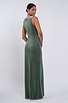 Brielle bridesmaid dress by Jenny Yoo in Dark, Eucalyptus - Green - Back
