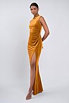 Brielle bridesmaid dress by Jenny Yoo in Marigold - Gold - Front