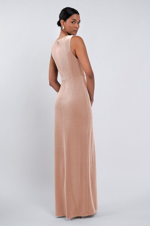 Brielle bridesmaid dress by Jenny Yoo in Prosecco - Neutral - Back Brielle bridesmaid dress by Jenny Yoo in Prosecco - Neutral - Back