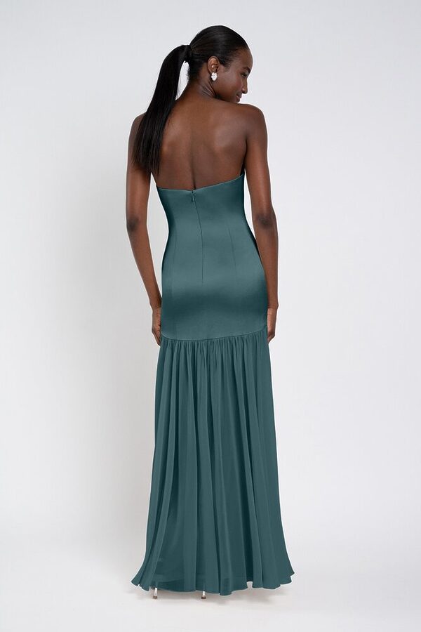 Celia bridesmaid dress by Jenny Yoo in Agave - Green - Back Celia bridesmaid dress by Jenny Yoo in Agave - Green - Back