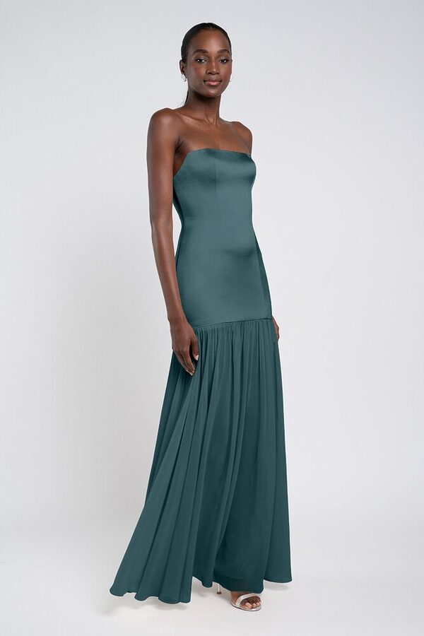 Celia bridesmaid dress by Jenny Yoo in Agave - Green - Front Celia bridesmaid dress by Jenny Yoo in Agave - Green - Front